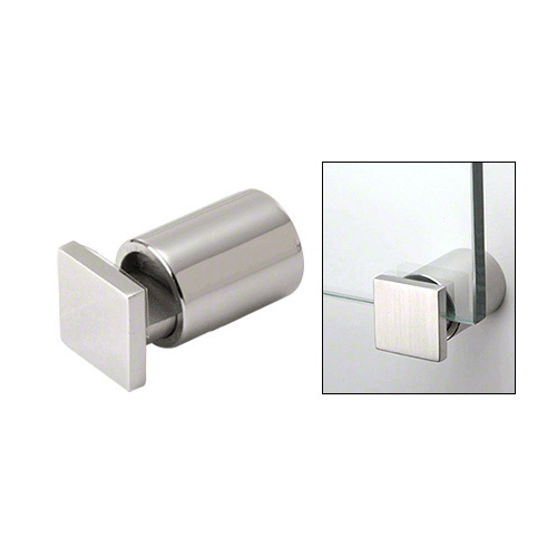 316 Polished Stainless 1" Square Cap Adjustable Edge Grip