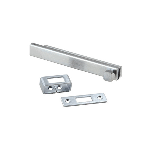 Heavy Duty UL Listed Surface Bolt Brushed Chrome