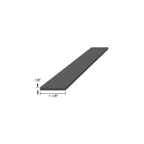 CRL SBEP2-XCP100 1/8" x 1-1/8" x 4" EPDM Rubber Setting Blocks - pack of 100