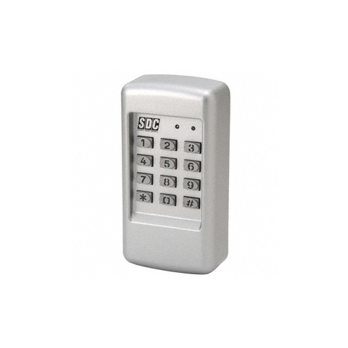 SDC SDC920 EntryCheck Indoor/Outdoor Heavy-Duty Digital Programmable Keypads Brushed Stainless Steel