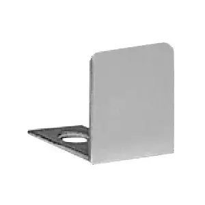 CRL SDCEC38BN Brushed Nickel End Cap for 3/8" Deep U-Channel