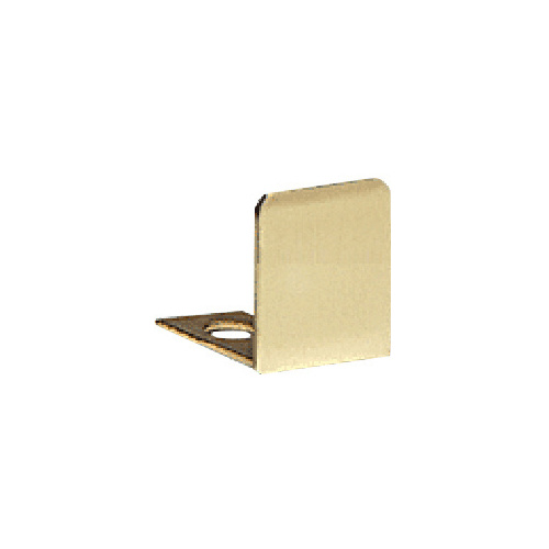 Polished Brass End Cap for 3/8" Deep U-Channel - pack of 10