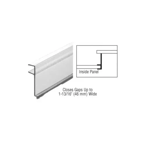 98" Sliding Door Gap Closing Polycarbonate