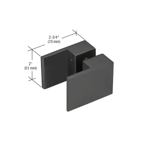 Matte Black Back-to-Back Paddle Knob