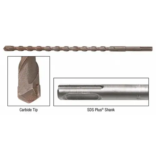 1/2" Heavy Duty Masonry Drill - 12" Long