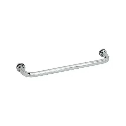 CRL SDTBS18CH Polished Chrome 18" Single-Sided Towel Bar for Glass