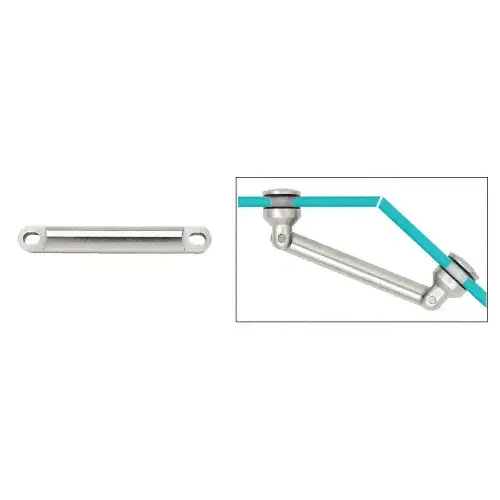 CRL SGF100BS 316 Brushed Stainless Optional Long Link for Column Series Swivel Fittings