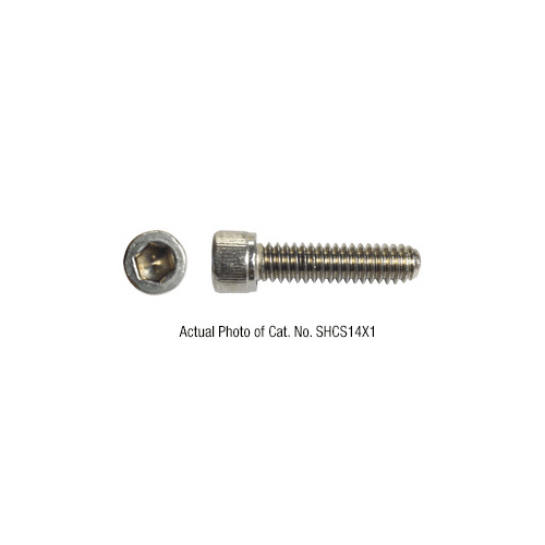 CRL SHCS14X1 Stainless Steel 1/4-20 x 1" Socket Head Cap Screw