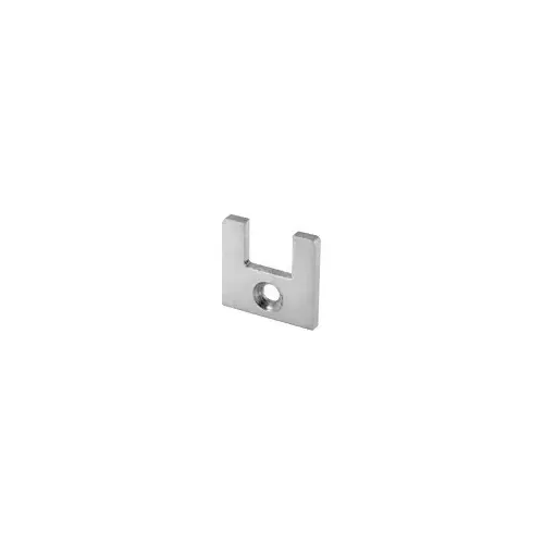 CRL SP25ECBS Brushed Stainless End Cap for 1" Slender Profile Door Rail
