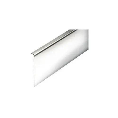 Polished Stainless Cladding for 2-1/2" Slender Profile Door Rail