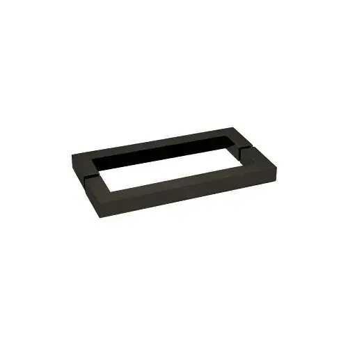 Oil Rubbed Bronze "SQ" Style 18" Back-to-Back Towel Bar