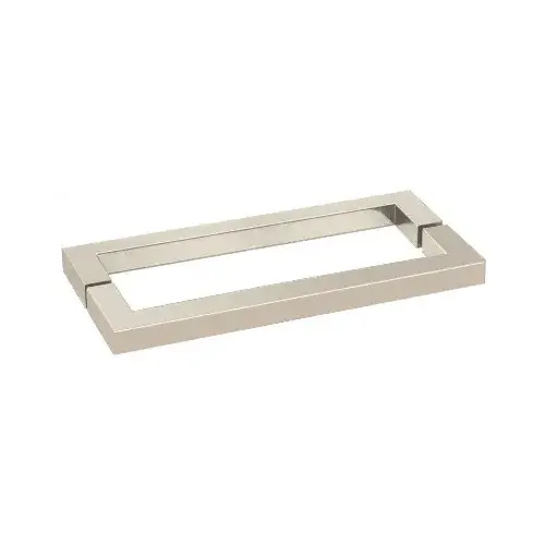 CRL SQ24X24PN Polished Nickel 24" Square Style Back-to-Back Towel Bar