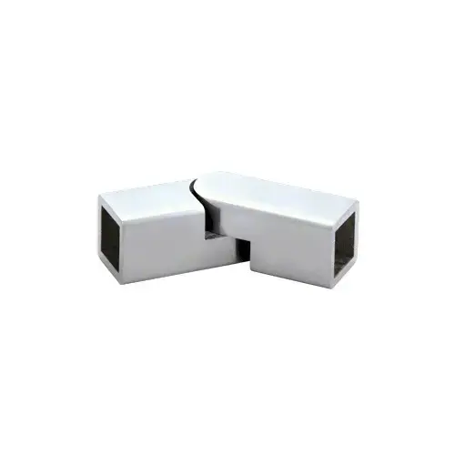 Chrome Adjustable Corner Bracket for Square Bar