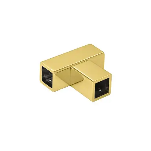 Brass 'T' Junction Bracket for Square Bar