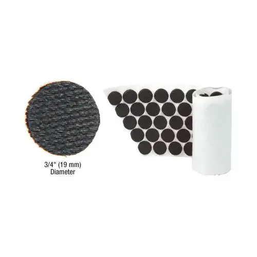 Black Sponge Rubber Desk Buttons