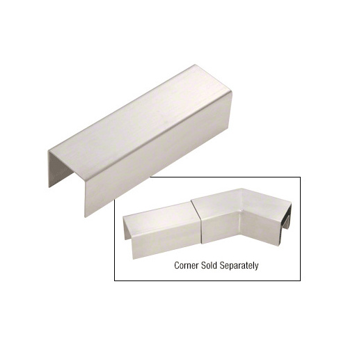 CRL SRF15CSS Connector Sleeve for SRF15 Series Cap Rail Stainless Steel