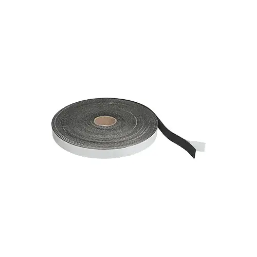 CRL SRS33 3/4" Wide Black Sponge Rubber Desk Stripping - 50' Roll