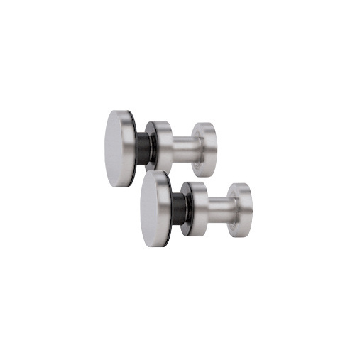 CRL SRSERF4FPBS Brushed Stainless Track Holder Fittings for Fixed Panel Only for SRSER78 Syste - 2 per pack x2 packs