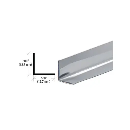 1/2" Stainless Steel L-Angle 144" Stock Length