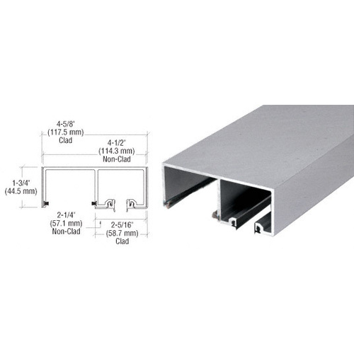 CRL SSR1TTBS Brushed Stainless 120" SSR Top Track