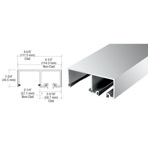 CRL SSR1TTPS Polished Stainless 120" SSR Top Track