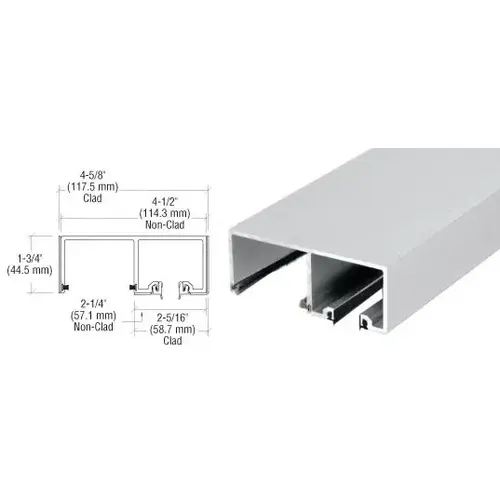 CRL SSR1TTSA Satin Anodized 120" SSR Top Track