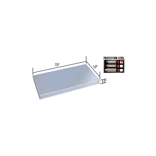 Stainless Steel 72" Wide x 12" Deep Shelf