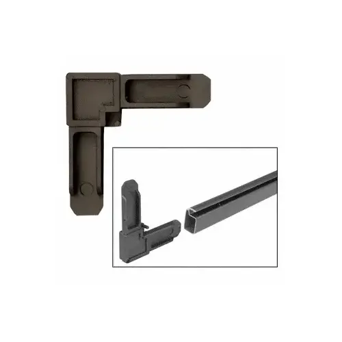 Bronze 1/4" Square Cut Screen Frame Corners