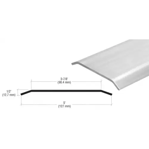 36" Stainless Steel Saddle Threshold 5" Wide