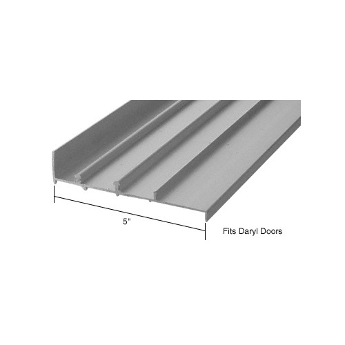 Aluminum OEM Replacement Patio Door Threshold for Daryl Doors - 5" Wide x 8' Long