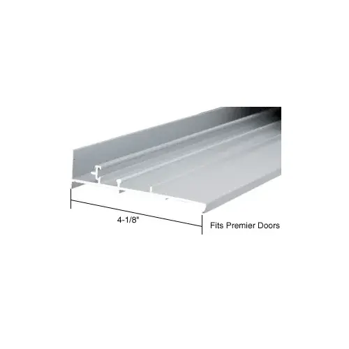 Aluminum OEM Replacement Patio Door Threshold for Premier Doors - 4-1/8" x 6' Long