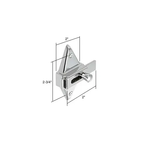 Chrome Slide Latch for Restroom Partitions