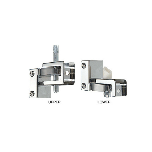 CRL TP735 Chrome Gravity Hinge Assembly for Restroom Partitions
