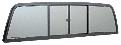 CRL TSW1460S Duo-Vent Four Panel Slider with Solar Glass for 1989-1995 Toyota SR5 Xtra Cab