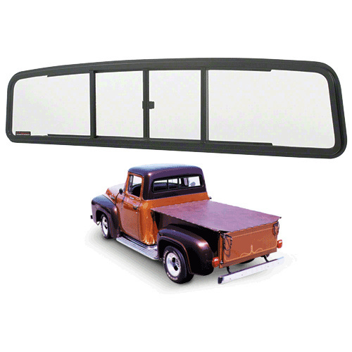 CRL TSW1450 Duo-Vent Four Panel Slider with Clear Glass for 1961-1966 Ford