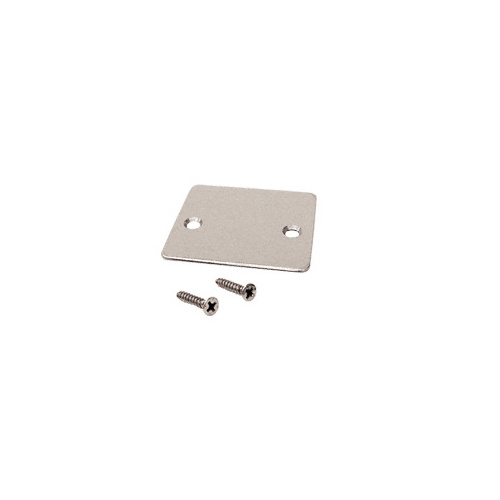 Brushed Stainless Anodized End Cap with Screws