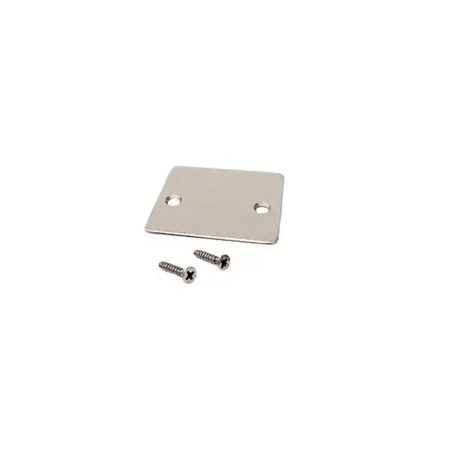 Brushed Stainless End Cap with Screws