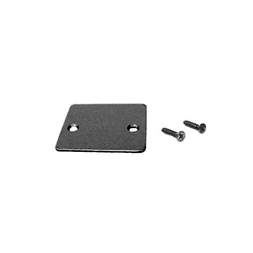 Black Powder Coat End Cap with Screws