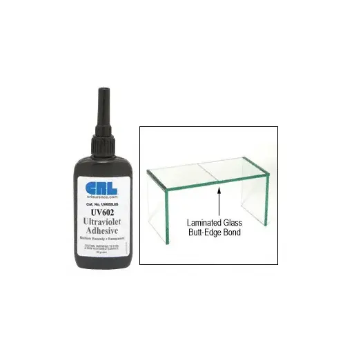 CRL UV602L85 UV602L UV/Visible Light Adhesive - 85g