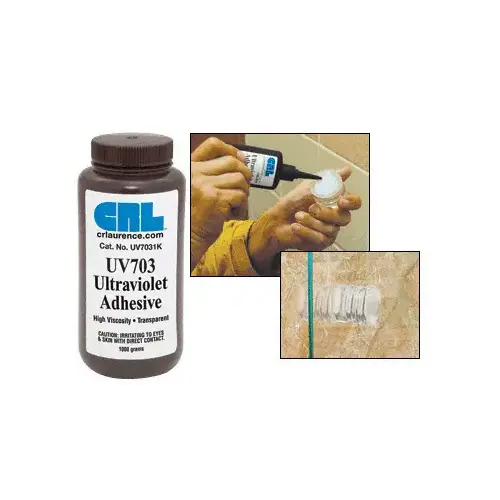 CRL UV7031K UV703 High Viscosity UV Adhesive - 1000g