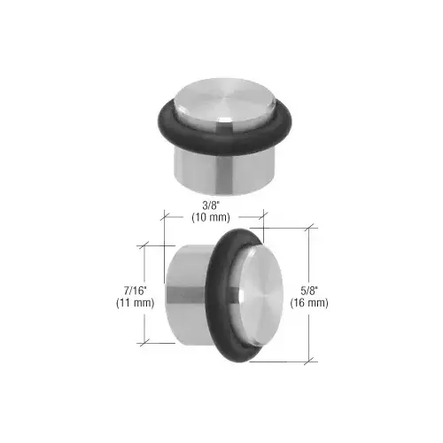 CRL UVCK15 Brushed Stainless UV Shelf Support for Glass Panels