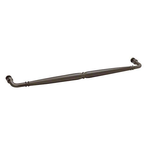 CRL V1C180RB Oil Rubbed Bronze Victorian Style 18" Single-Sided Towel Bar