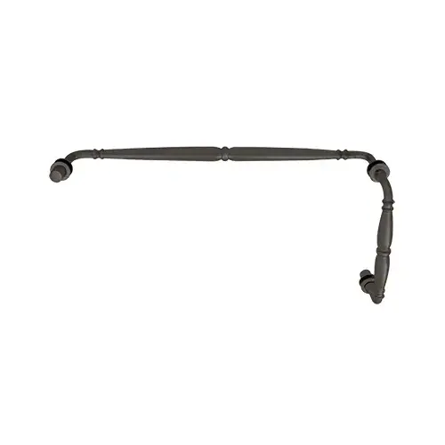 Oil Rubbed Bronze Victorian Style Combination 8" Pull Handle 18" Towel Bar