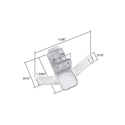 Window Screen Retainer Clip #526 Clear