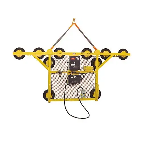 CRL VLGG109DC Wood's DC 1200 Series Gentle Giant 10 Pad Vacuum Frame - 1200 Lbs.