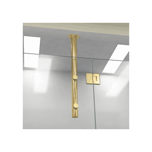 Polished Brass 33" Two Point Vertical Post System