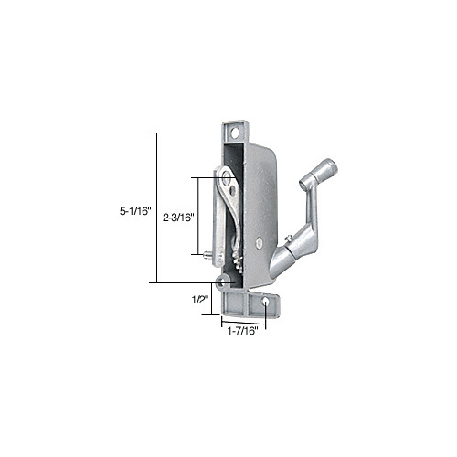 Awning Window Operator for ABC 2-3/16" Link Arm Gray