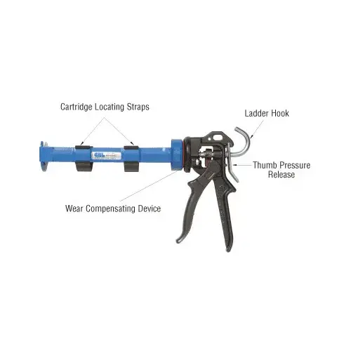 CRL WG410042T Cox 26:1 Ratio Ascot Strap Frame Caulking Gun