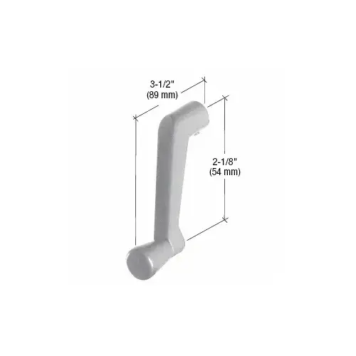 Aluminum Window Operator Handle with 11/32" Spline Size