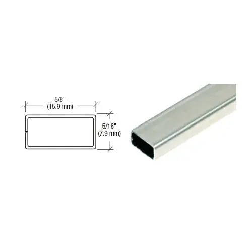 Mill 5/8" x 5/16" Roll Formed Aluminum Spreader Bar  36" Stock Length - pack of 10